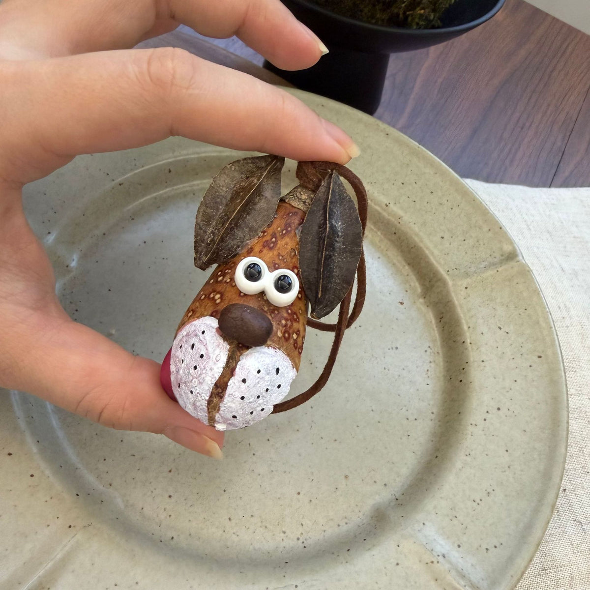 Fruit-Shell Puppy and Farm Animal Mini Charm