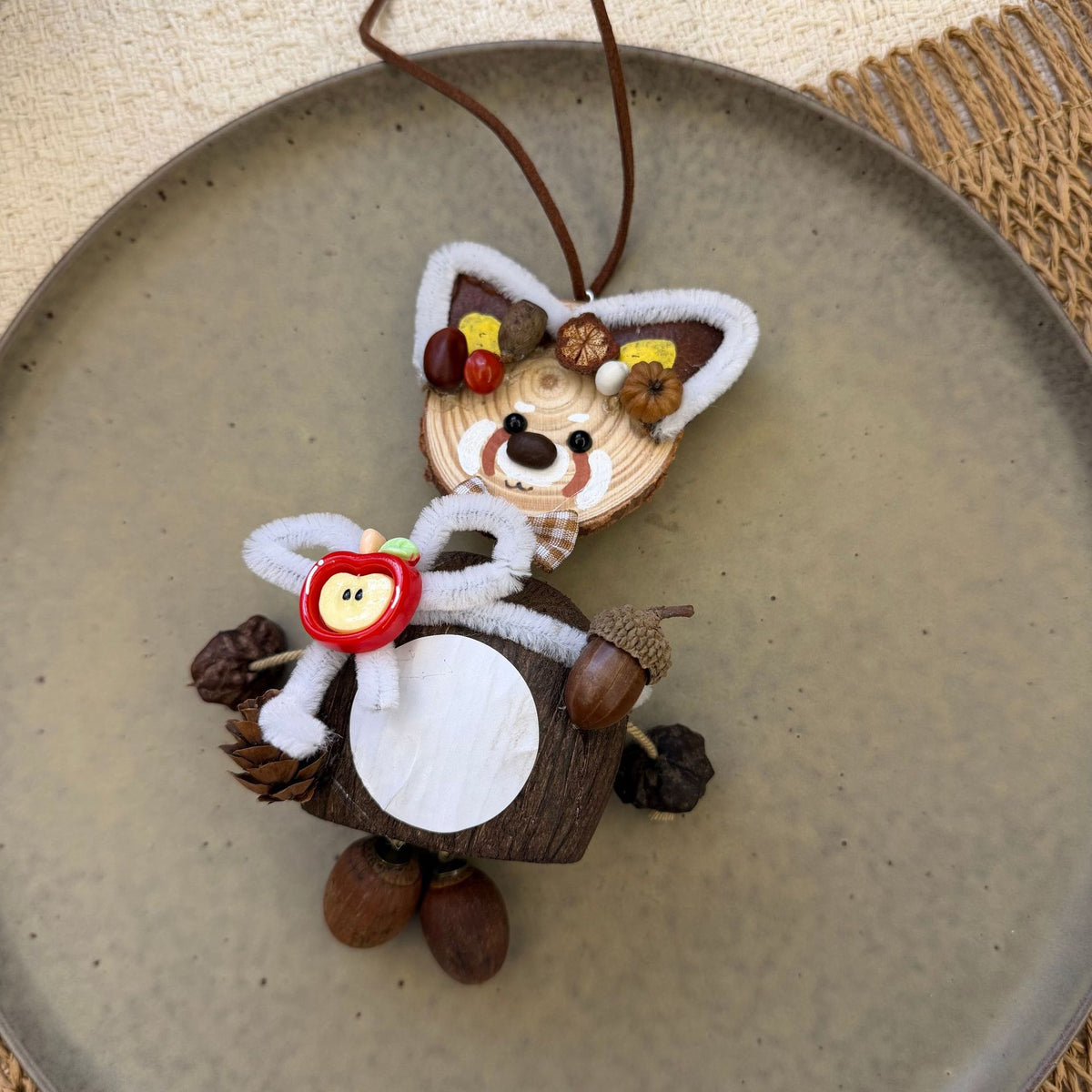 Fruit-Shell Animal Bag Charm