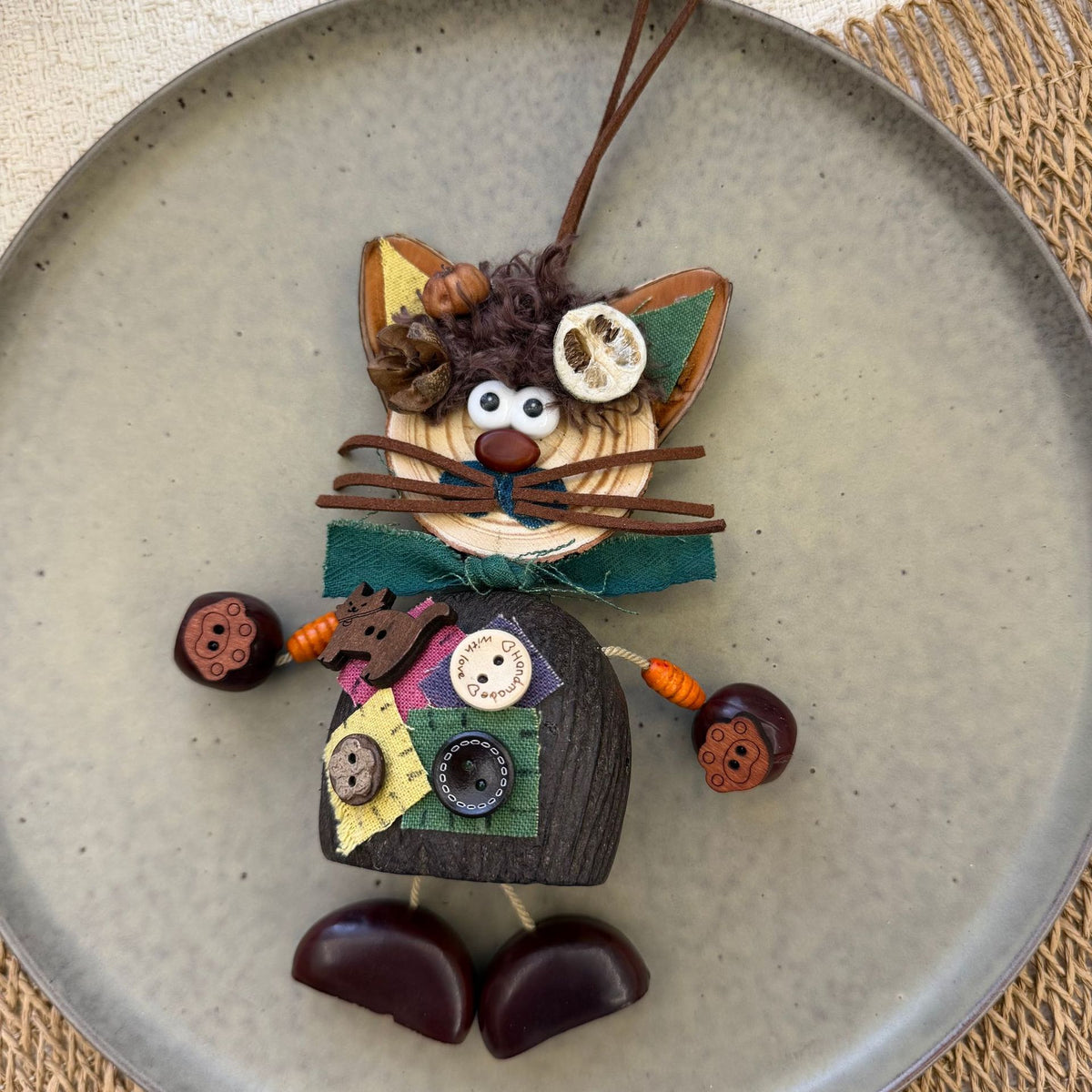 Fruit-Shell Animal Bag Charm