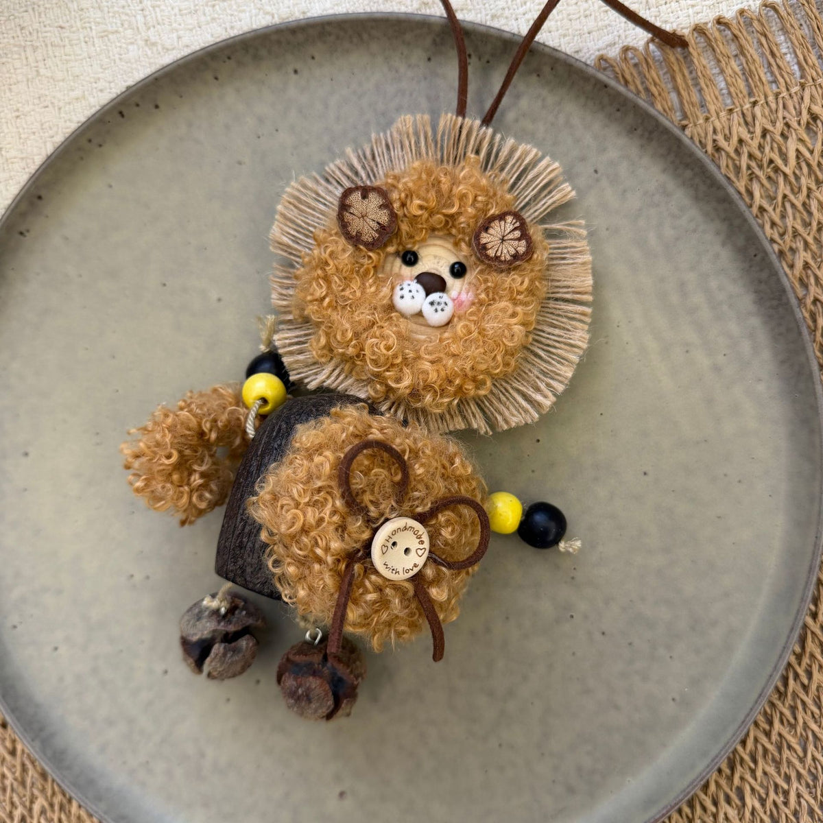 Fruit-Shell Animal Bag Charm